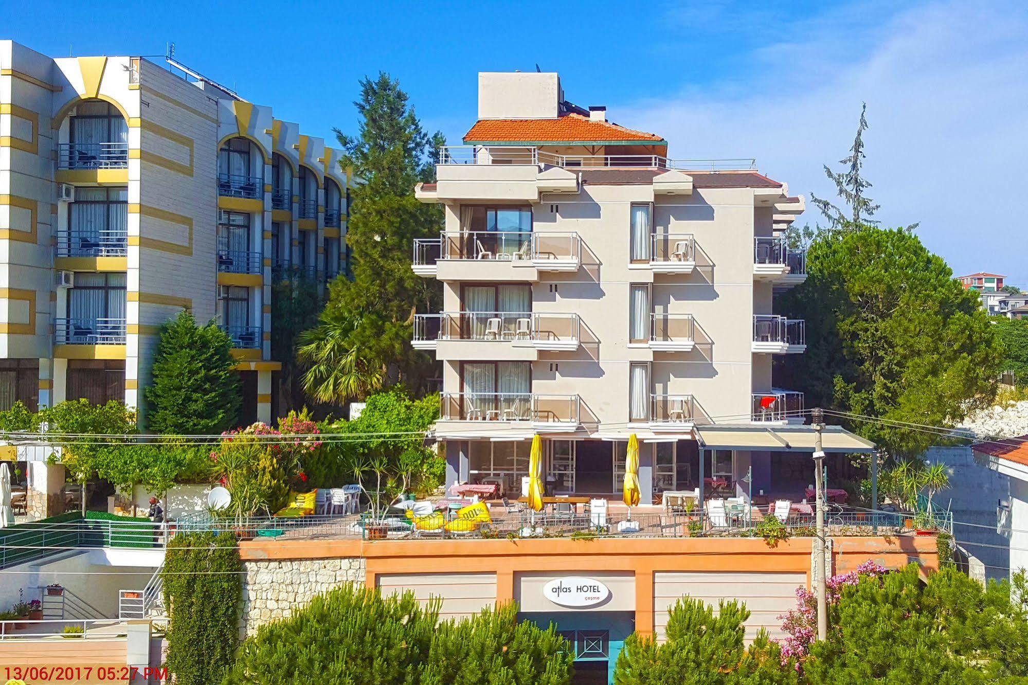Atlas Apart Hotel Çeşme Buitenkant foto