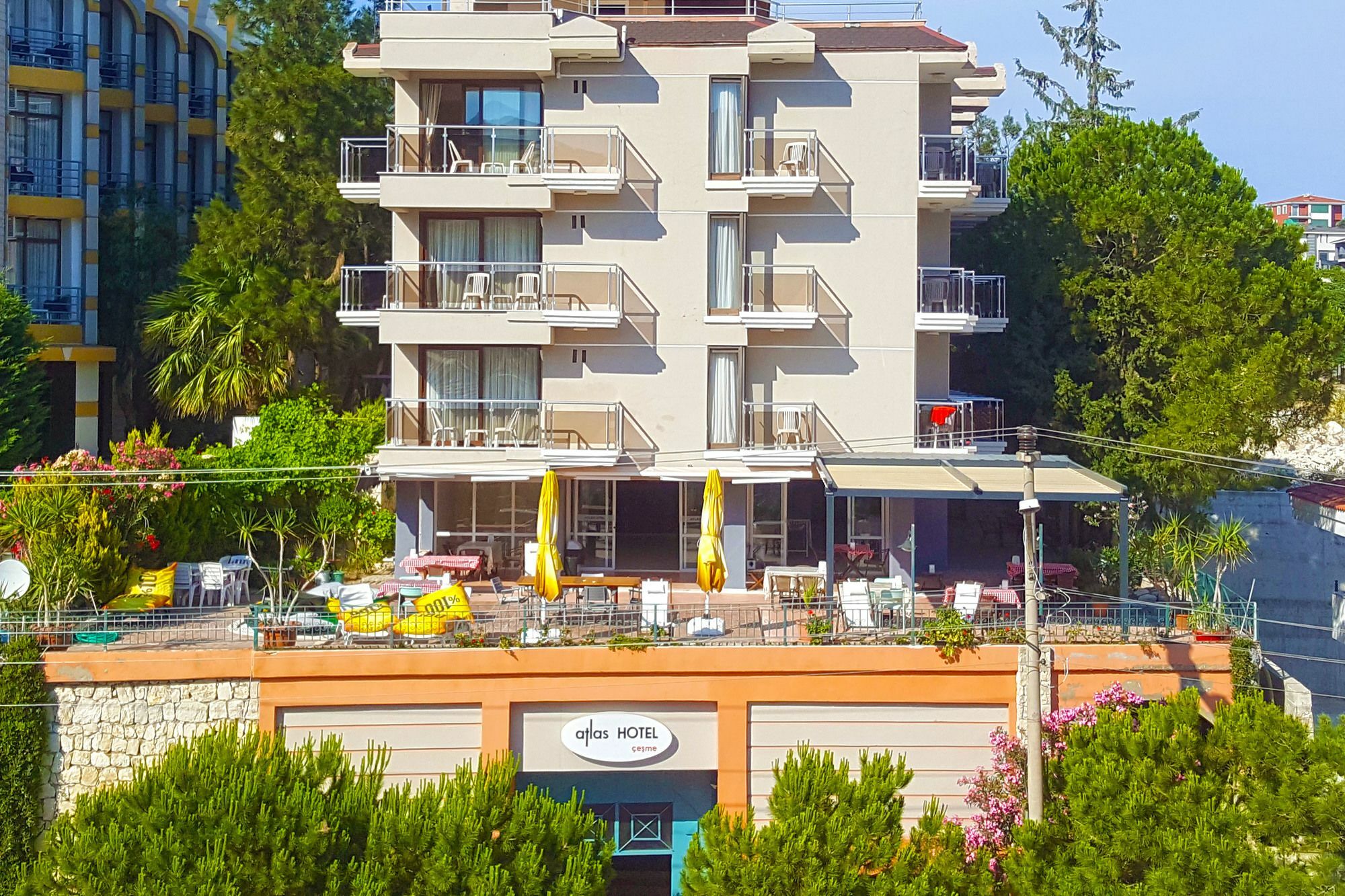 Atlas Apart Hotel Çeşme Buitenkant foto